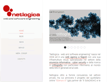 Tablet Screenshot of netlogica.it
